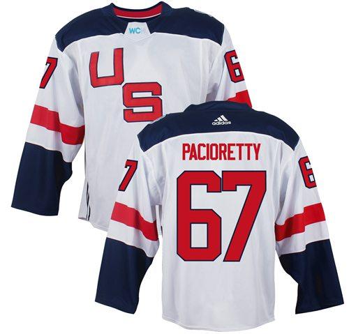 Team USA 67 Max Pacioretty White 2016 World Cup Stitched NHL Jersey