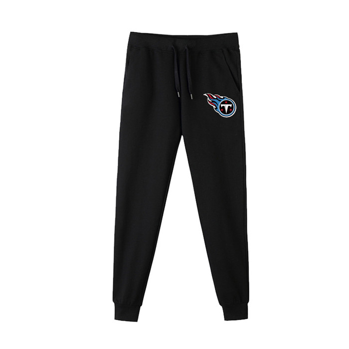 Tennessee Titans Black Men's Winter Thicken NFL Sports Pant