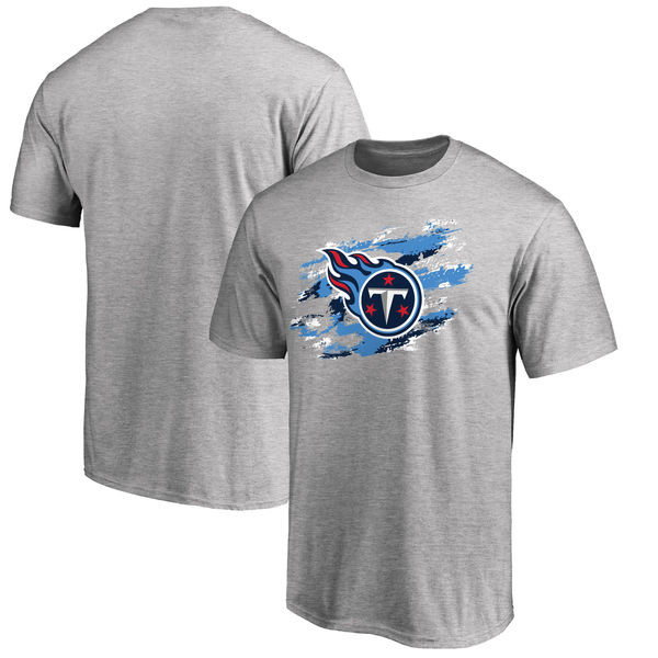 Tennessee Titans NFL Pro Line True Color T Shirt Heathered Gray
