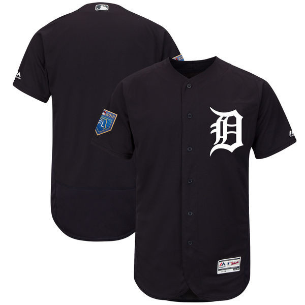 Tigers Blank Navy 2018 Spring Training Flexbase Jersey