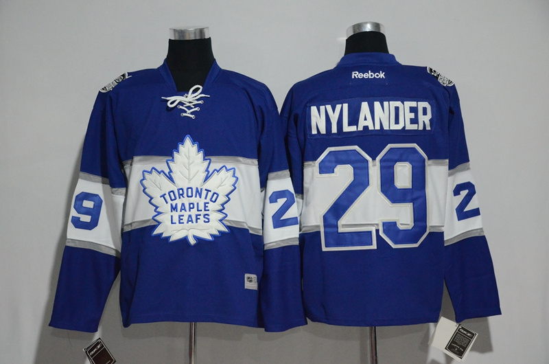 Toronto Maple Leafs 29 William Nylander Blue 2017 Centennial Classic Stitched NHL Jersey