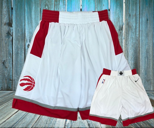 Toronto Raptors White  Swingman Shorts