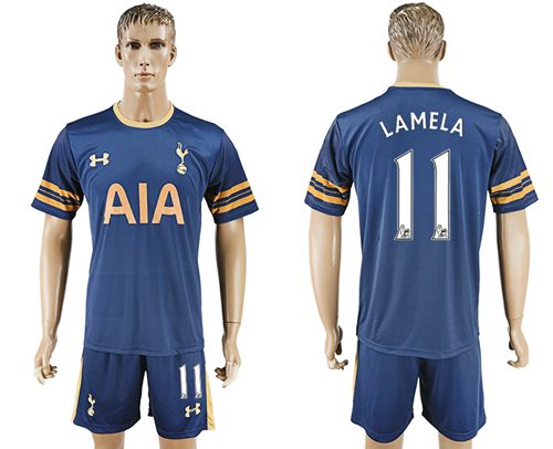 Tottenham Hotspur 11 Lamela Away Soccer Club Jersey