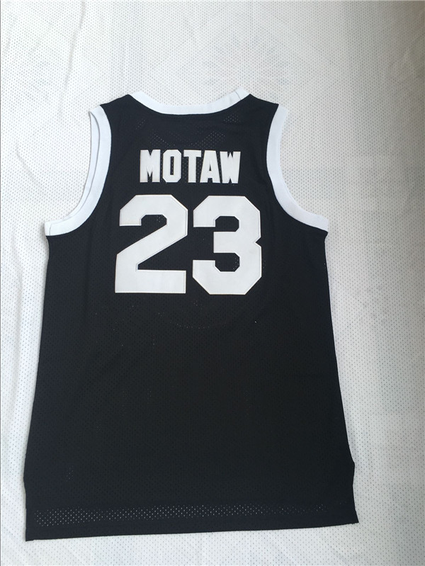 Tournament ShootOut 23 Motaw Black Throwback Movie Basketball Jersey