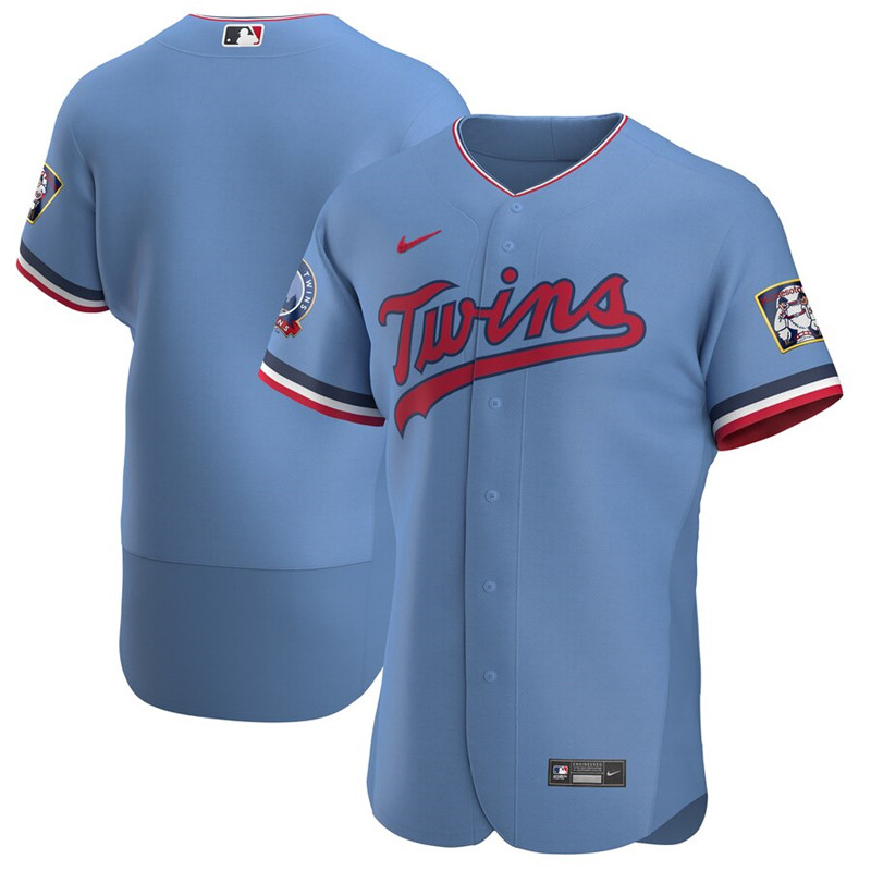 Twins Blank Red Blue 2020 Flexbase Jersey