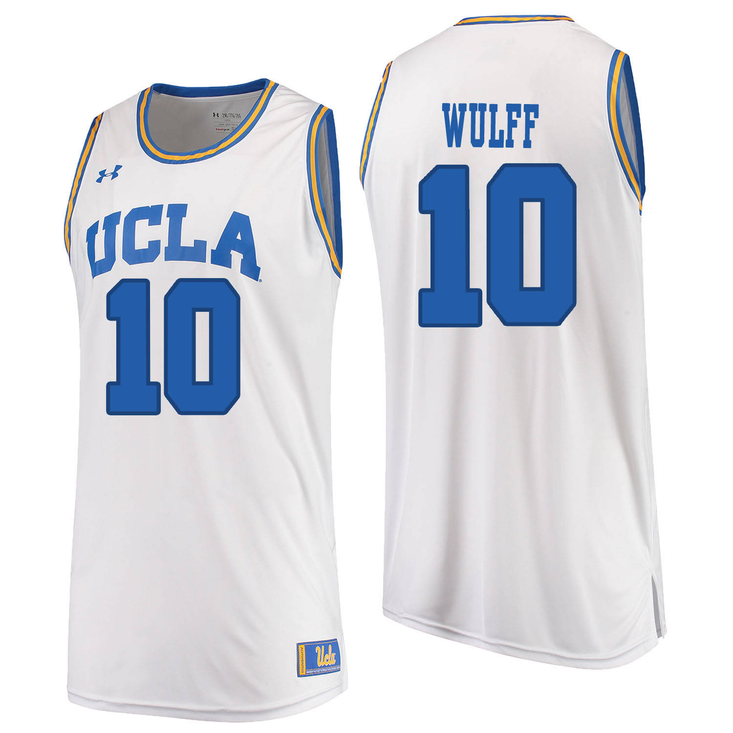 UCLA Bruins 10 Isaac Wulff White College Basketball Jersey