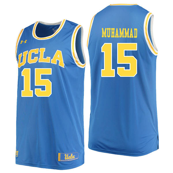 UCLA Bruins 15 Shabazz Muhammad Blue College Basketball Jersey