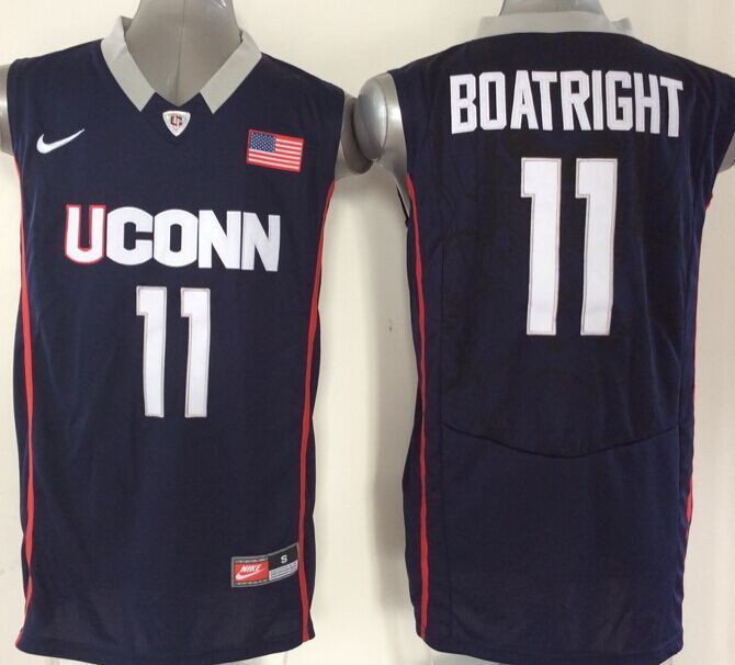 UConn Huskies NCAA College Basketball Jerseys Ryan Boatright 11 Blue Jersey