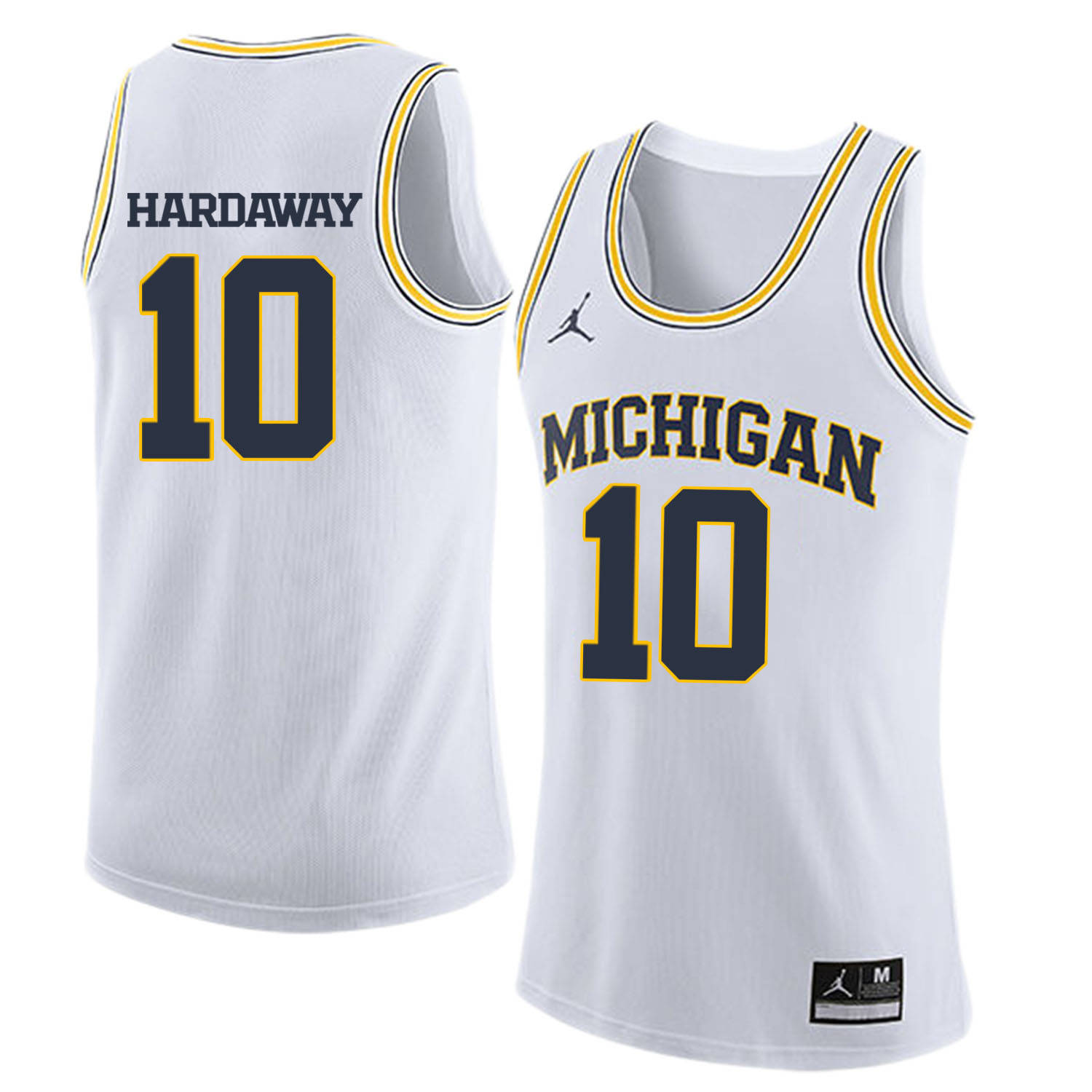 University of Michigan 10 Tim Hardaway Jr. White College Basketball Jersey