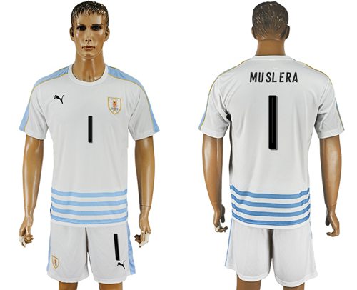 Uruguay 1 Muslera Away Soccer Country Jersey