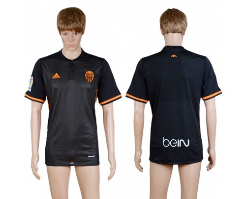 Valencia Blank Away Soccer Club Jersey