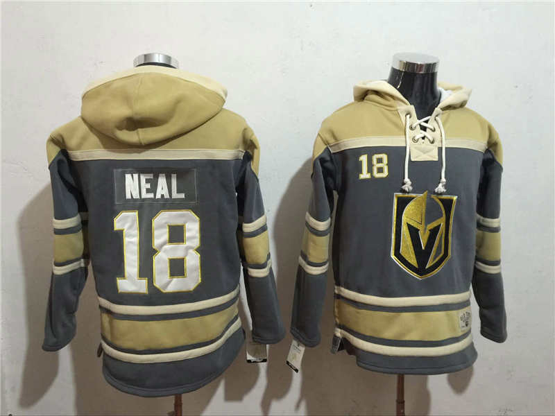 Vegas Golden Knights 18 James Neal All Stitched Hooded Sweatshirt
