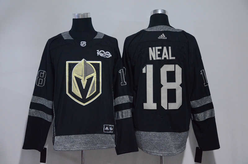 Vegas Golden Knights 18 James Neal Black 100th Anniversary  Jersey