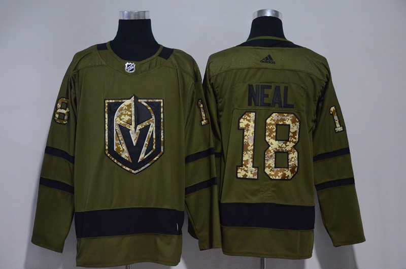 Vegas Golden Knights 18 James Neal Olive Green  Jersey