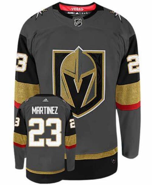 Vegas Golden Knights 23 Alec Martinez Gray Adidas Jersey