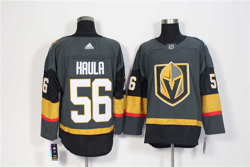 Vegas Golden Knights 56 Erik Haula Gray  Jersey