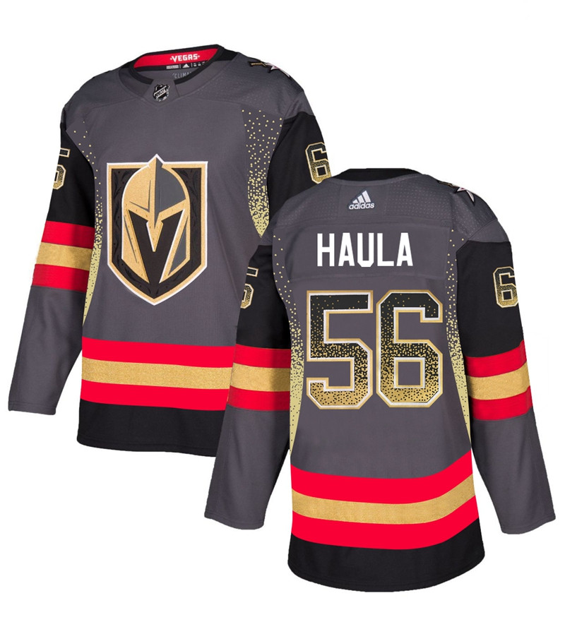 Vegas Golden Knights 56 Erik Haula Gray Drift Fashion Jersey