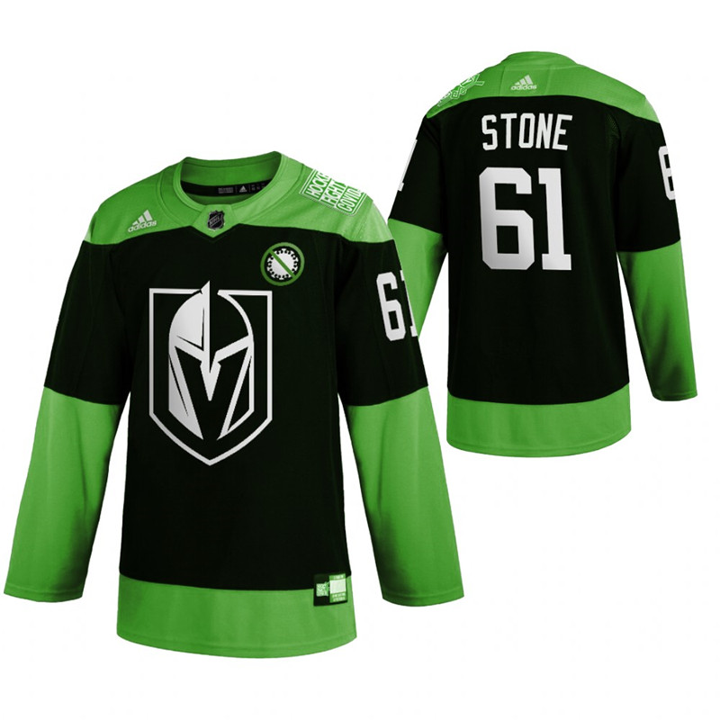 Vegas Golden Knights 61 Mark Stone Green 2020 Adidas Jersey