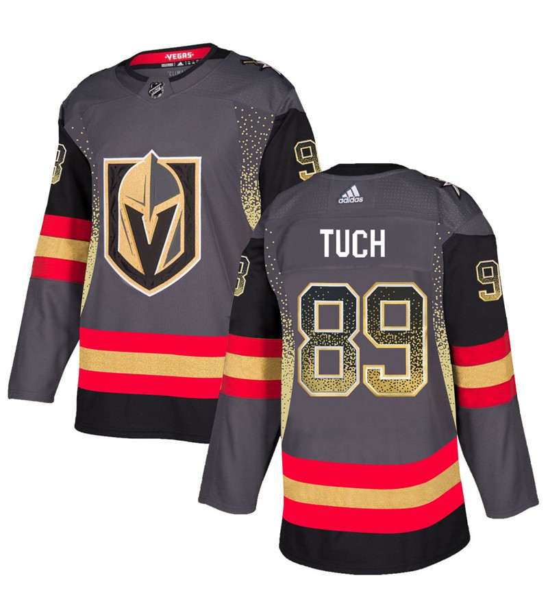 Vegas Golden Knights 89 Alex Tuch Gray Drift Fashion Jersey