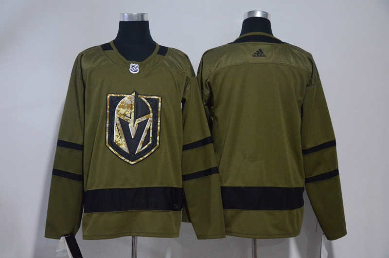 Vegas Golden Knights Blank Olive Green  Jersey