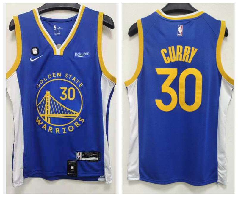 Warriors 30 Stephen Curry Blue 2022 23 Nike Swingman Jersey