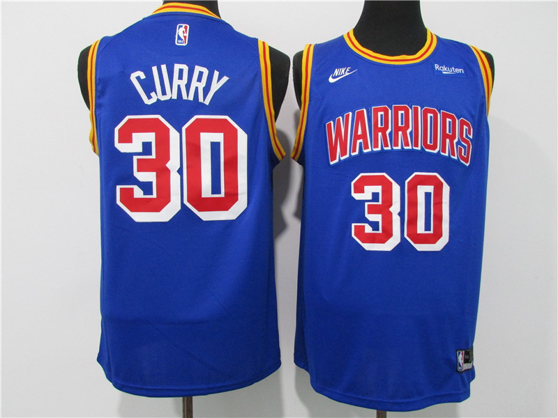 Warriors 30 Stephen Curry Navy Nike Diamond 75th Anniversary City Edition Swingman Jersey
