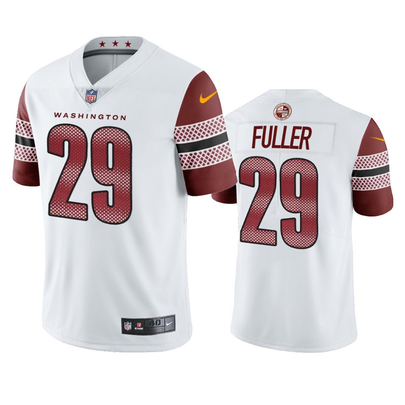 Washington Commanders 29 Kendall Fuller White 90th Anniversary Vapor Limited Jersey