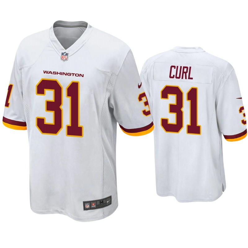 Washington Football Team 31 Kamren Curl White Jersey