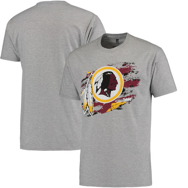 Washington Redskins NFL Pro Line True Color T Shirt Heathered Gray