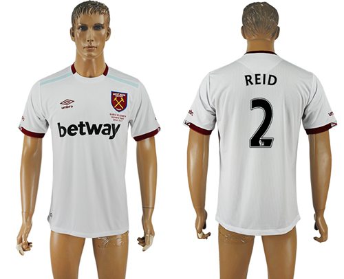 West Ham United 2 Reid Away Soccer Club Jersey