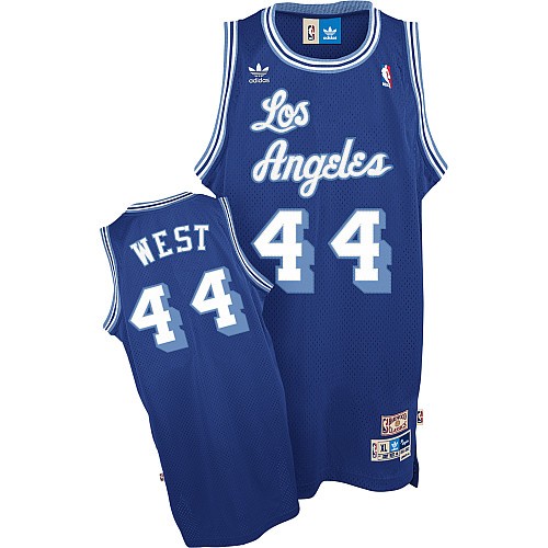 West Los Angeles Lakers 44 Blue Throwback Jerseys