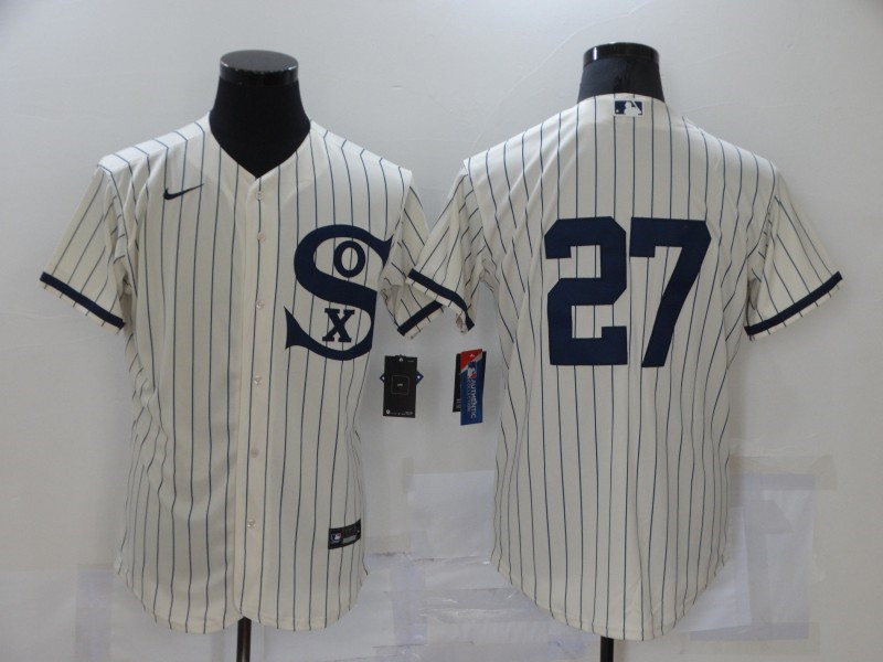 White Sox 27 Lucas Giolito Cream Nike 2021 Field Of Dreams Flexbase Jersey