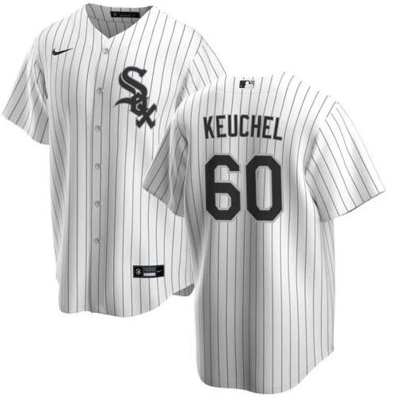 White Sox 60 Dallas Keuchel White Cool Base Jersey