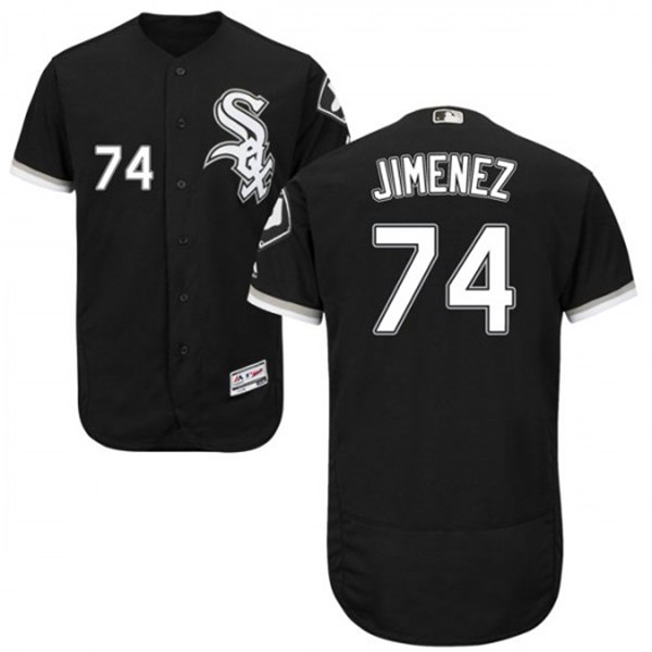 White Sox 74 Eloy Jimenez Black Flexbase Jersey