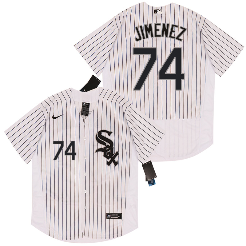 White Sox 74 Eloy Jimenez White 2020 Nike Flexbase Jersey