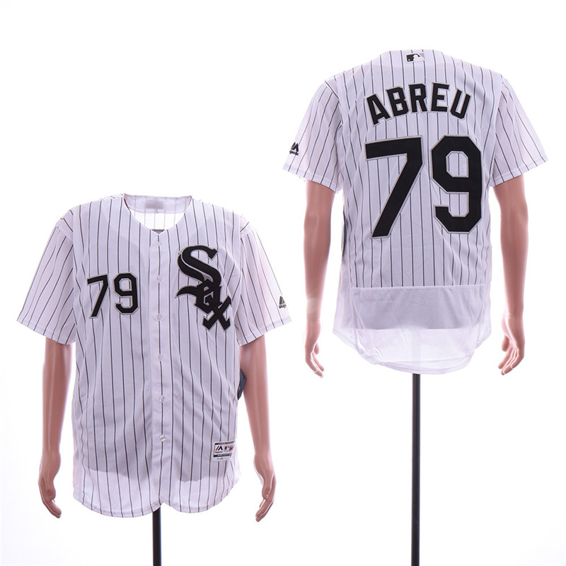 White Sox 79 Jose Abreu White Flexbase Jersey