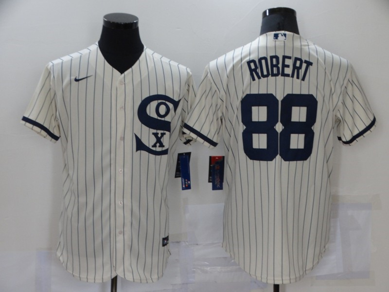 White Sox 88 Luis Robert Cream Nike 2021 Field Of Dreams Flexbase Jersey