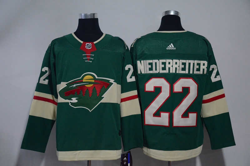 Wild 22 Nino Niederreiter Green  Jersey