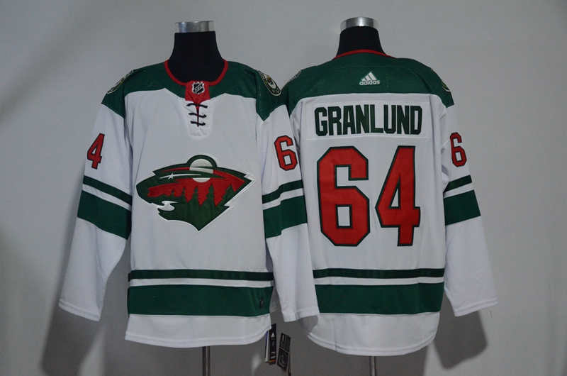 Wild 64 Mikael Granlund White  Jersey