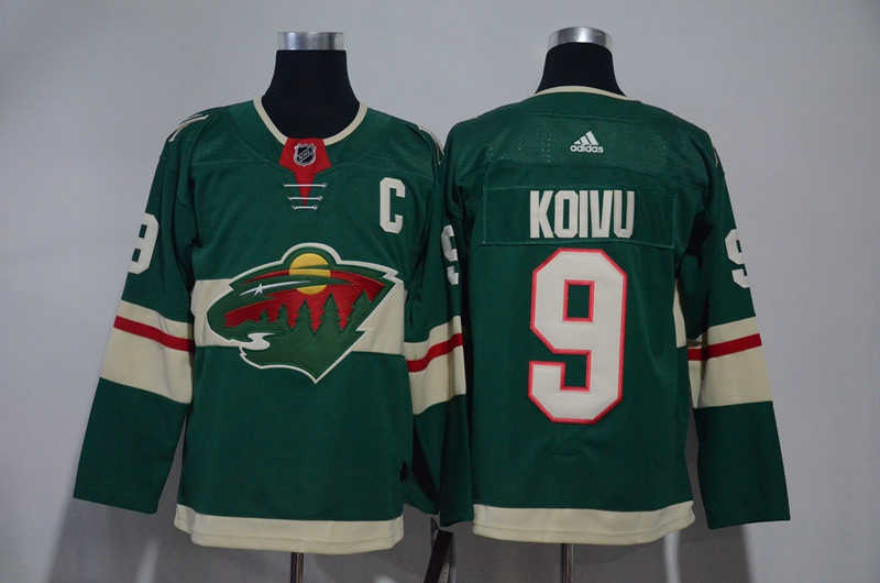 Wild 9 Mikko Koivu Green  Jersey