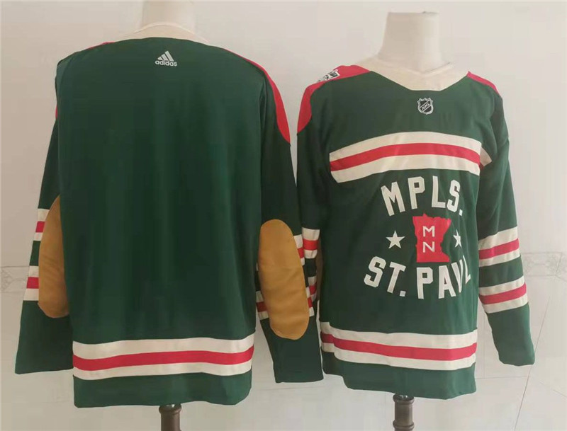 Wild Blank Green 2022 Winter Classic Adidas Jersey