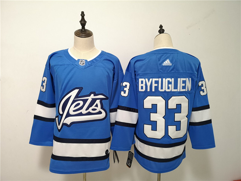 Winnipeg Jets 33 Dustin Byfuglien Blue Alternate  Jersey