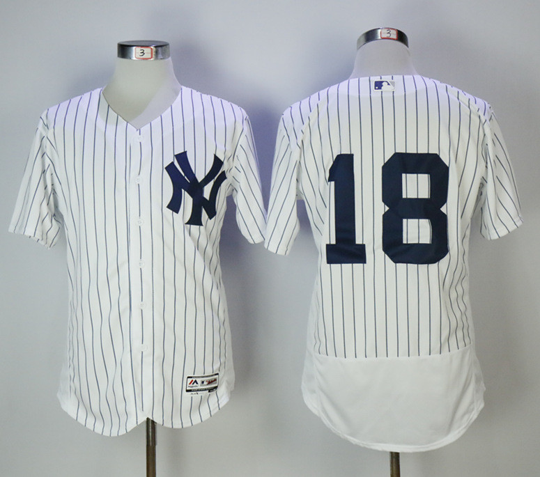 Yankees 18 Didi Gregorius White Flexbase Jersey