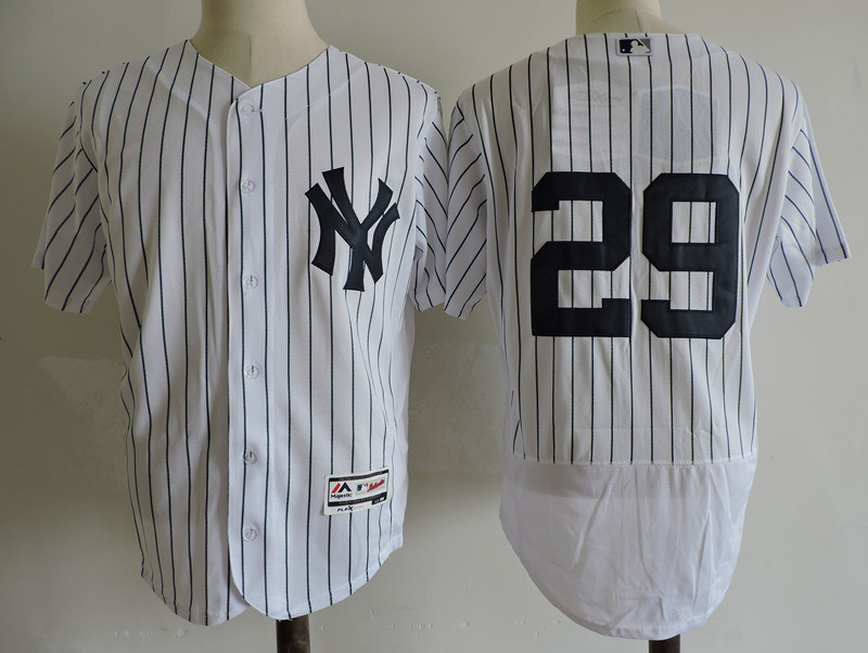 Yankees 29 Todd Frazier White Flexbase Jersey