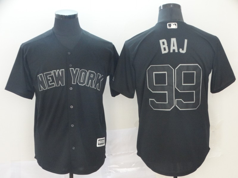 Yankees 99 Aaron Judge BAJ Black 2019 Players' Weekend Player Jersey