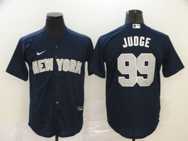 Yankees 99 Aaron Judge Navy 2020 Nike Cool Base Jersey