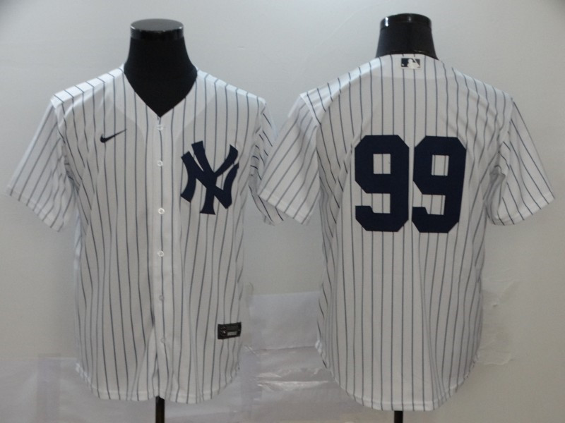 Yankees 99 Aaron Judge White 2020 Nike Cool Base Replica Player Jersey