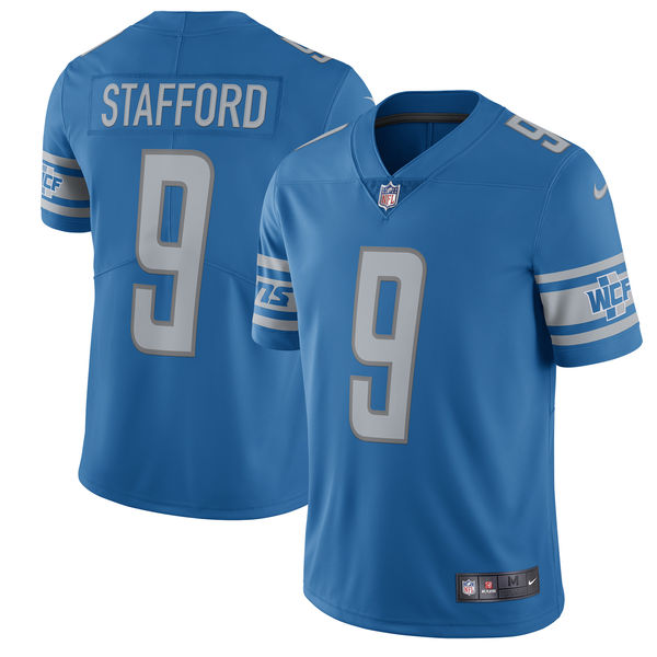 Youth  Detroit Lions #9 Matthew Stafford Light Blue 2017 Vapor Untouchable Limited Stitched Jersey