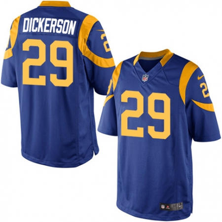 Youth  Los Angeles Rams 29 Eric Dickerson Royal Blue Alternate Stitched NFL Jersey