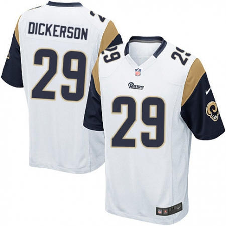 Youth  Los Angeles Rams 29 Eric Dickerson White Stitched NFL Jersey